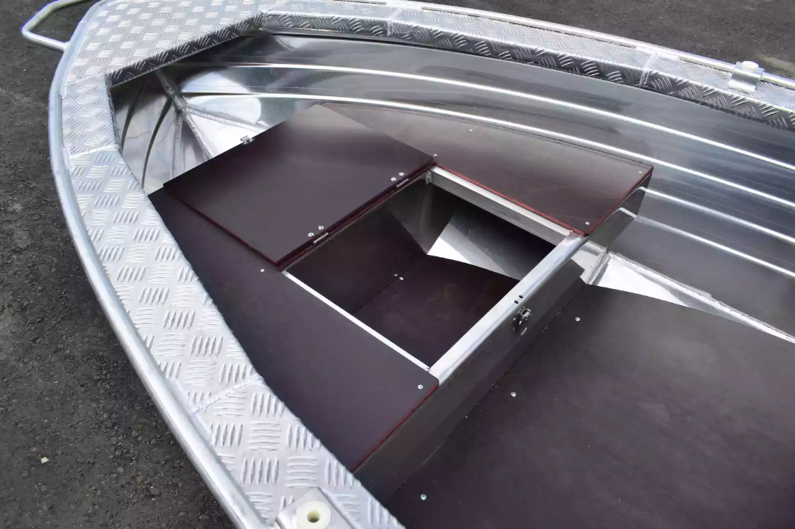 Алюминиевая лодка Wyatboat-390Р Увеличенный борт в Артёме