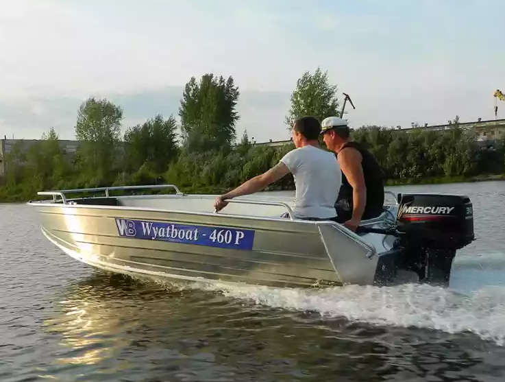 Алюминиевая лодка Wyatboat-460 P в Артёме