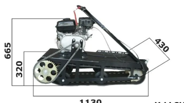 Мотобуксировщик XTREME-MOTORS "Конек-Горбунок" 6.5 л.с. в Артёме