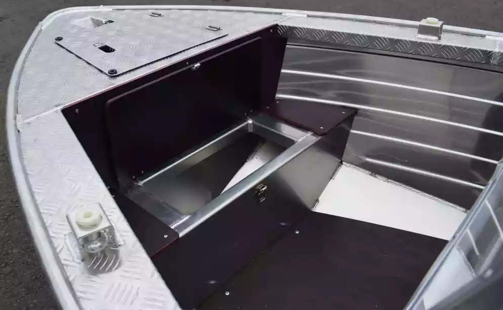 Алюминиевая лодка Wyatboat-390 DCM Увеличенный борт в Артёме
