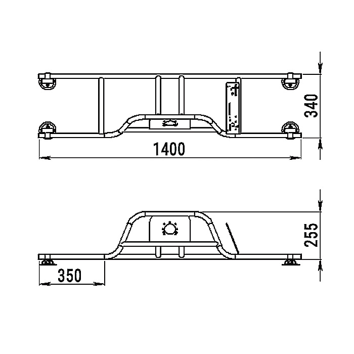 Стойка рулевая с бортовым креплением малая в Артёме