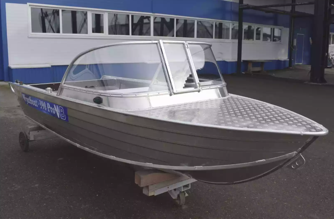 Алюминиевая лодка Wyatboat-390 Pro в Артёме