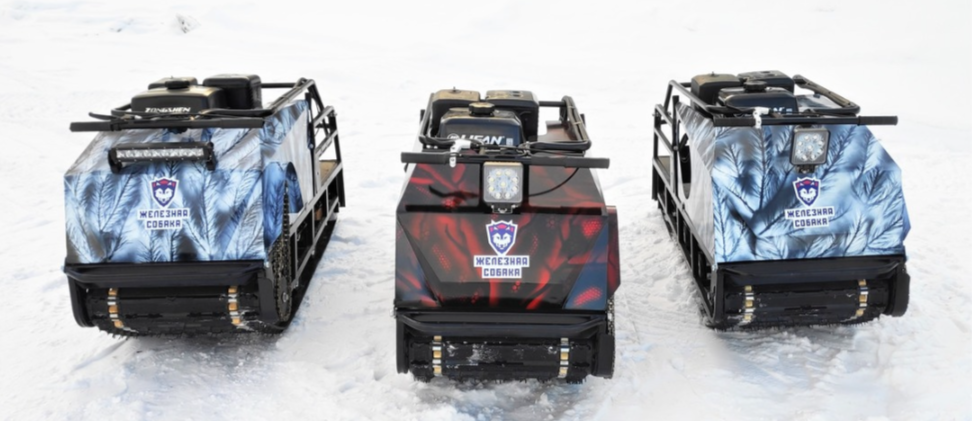 Мотобуксировщик Irondog (Железная собака) M500 20  Камуфляж Охотник в Артёме