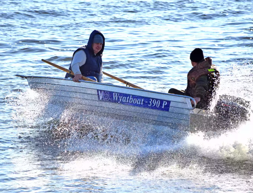 Алюминиевая лодка Wyatboat-390 P в Артёме