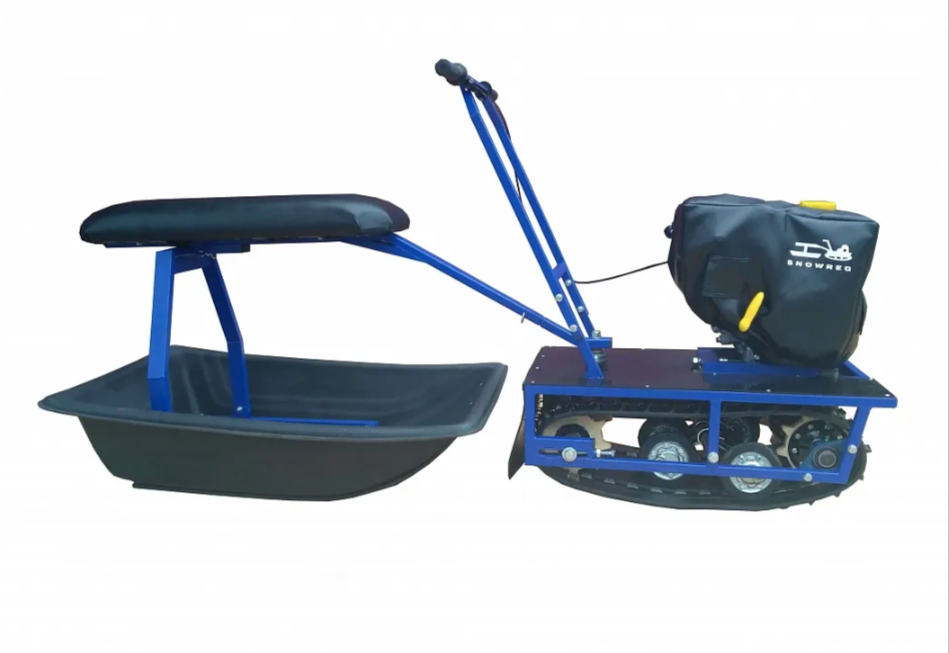 Мини-мотобуксировщик Альбатрос-М с фарой в Артёме