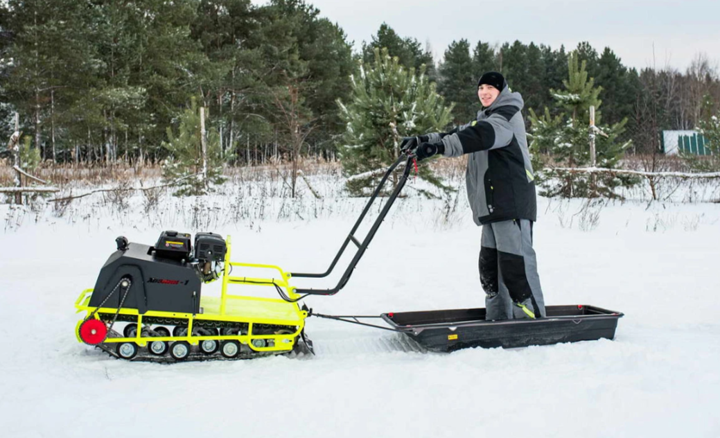Мотобуксировщик Бурлак ХОЗЯИН-1 (капот ткань) в Артёме