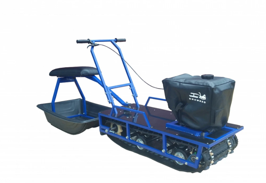 Мотобуксировщик Альбатрос-L 6.5 с фарой в Артёме