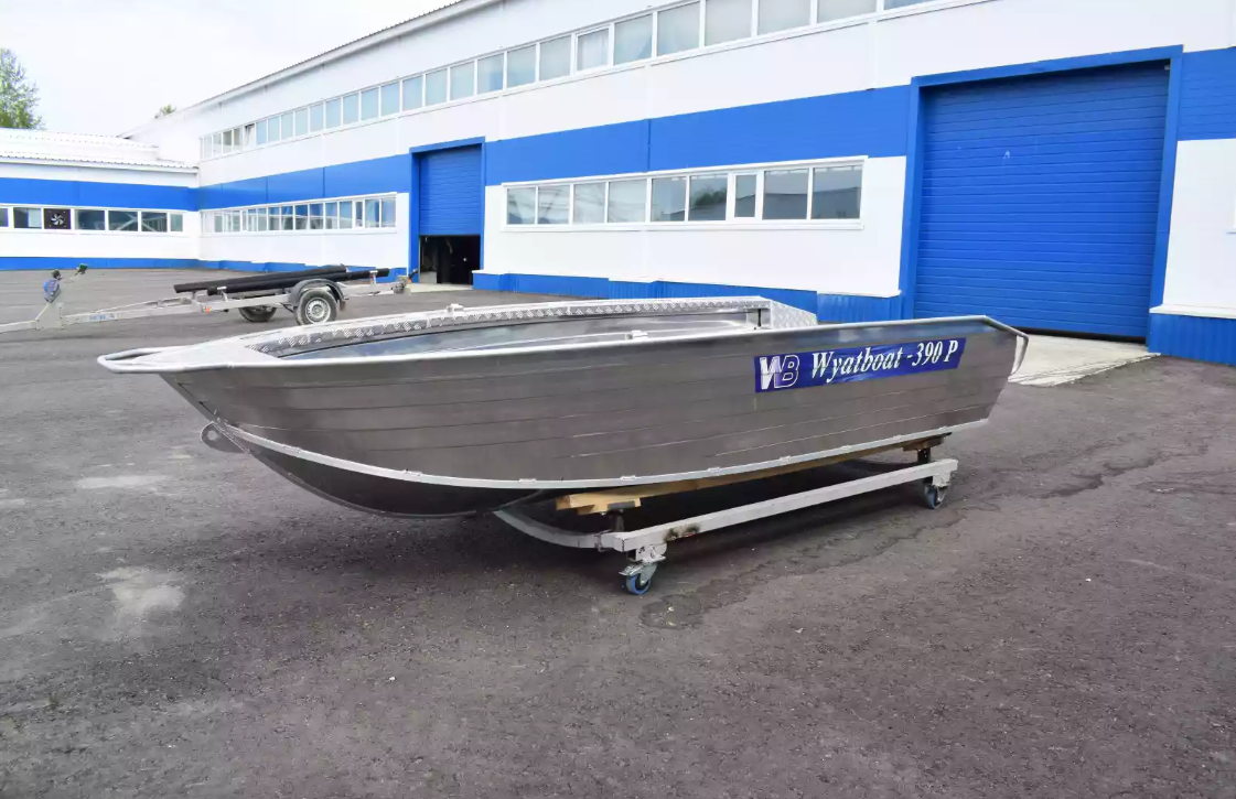 Алюминиевая лодка Wyatboat-390Р Увеличенный борт в Артёме