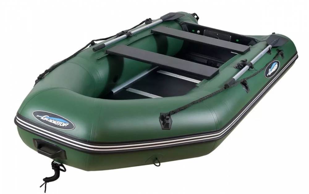 МОТОРНО-ГРЕБНАЯ ЛОДКА ПВХ GLADIATOR A 320 ТК С ФАНЕРНЫМ ПОЛОМ в Артёме