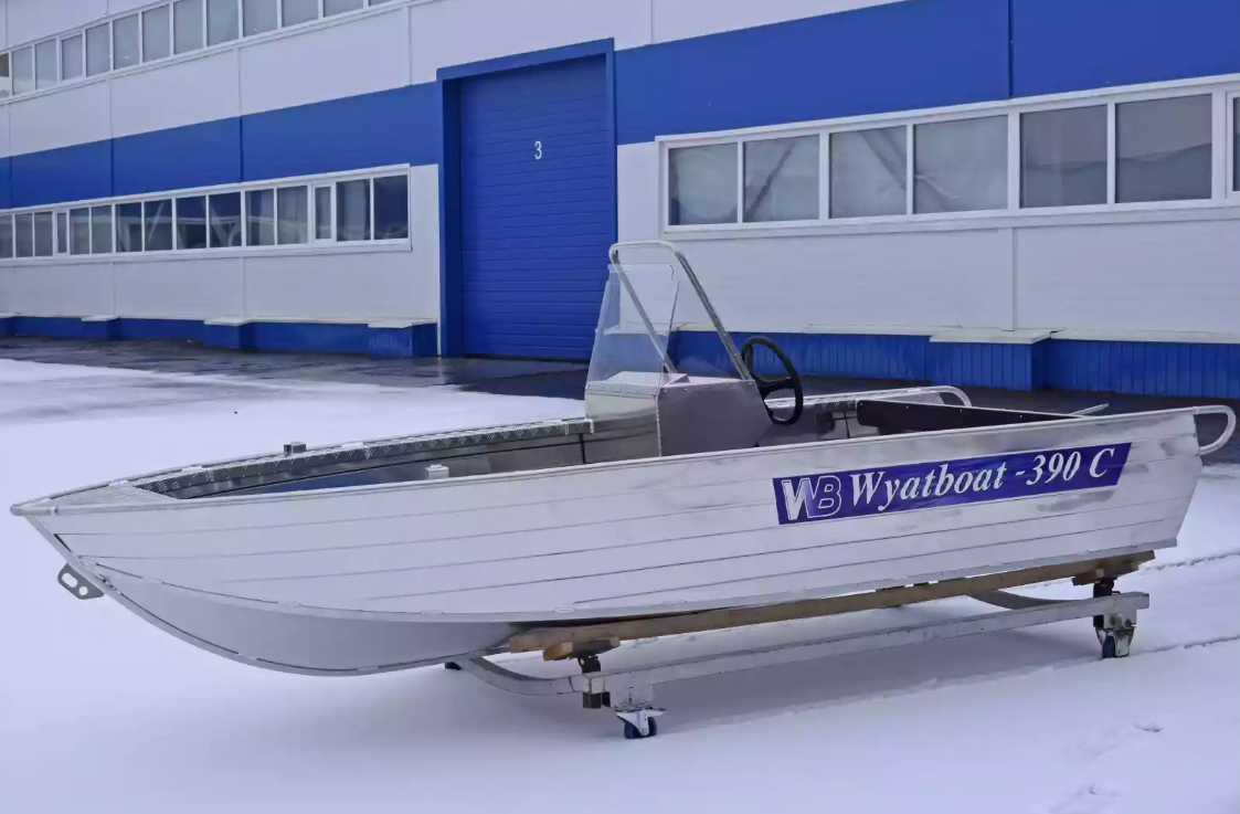Алюминиевая лодка Wyatboat-390 C в Артёме