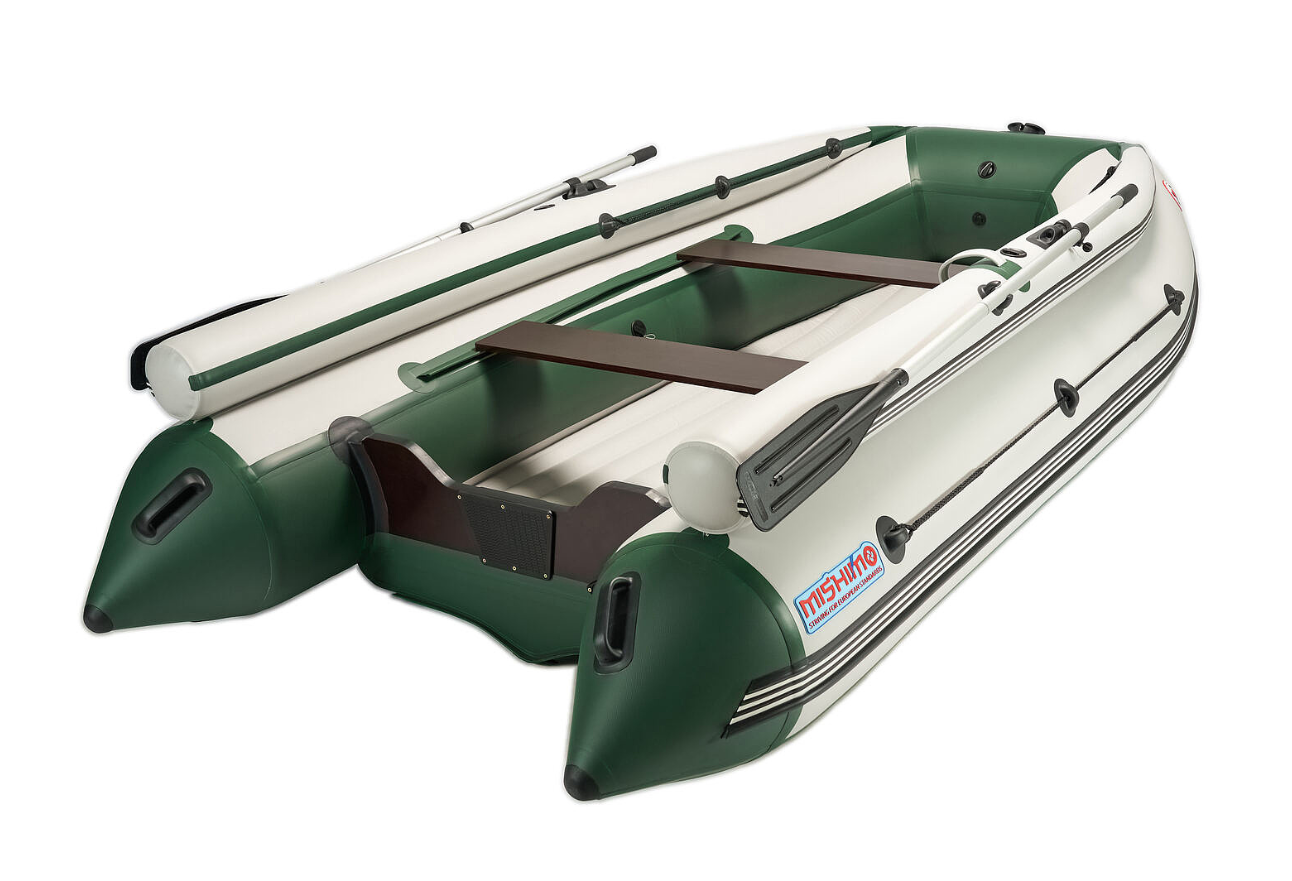 КОМПЛЕКТ ЛОДКА MISHIMO FAMILY LITE 370 + МОТОР MARLIN MP 9.9 AMHS PROLINE FORCE в Артёме