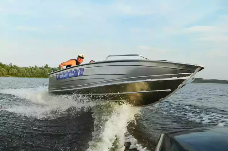 Алюминиевая лодка Wyatboat-460 P в Артёме