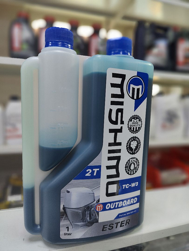 Масло MISHIMO 2T OUTBOARD (ESTER) полусинтетика 1 л в Артёме