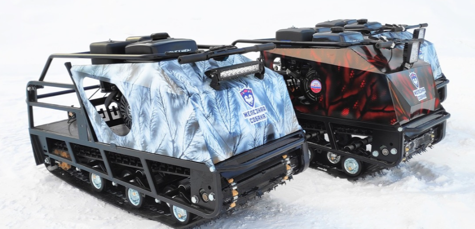 Мотобуксировщик Irondog (Железная собака) M500 20  Камуфляж Охотник в Артёме