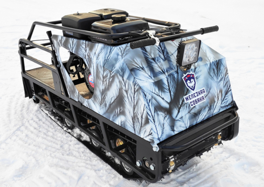 Мотобуксировщик Irondog (Железная собака) M500 20  Камуфляж Охотник в Артёме