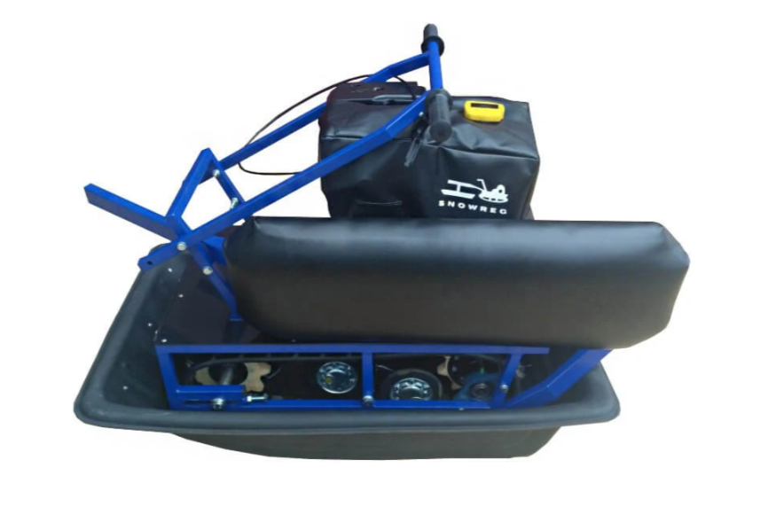 Мини-мотобуксировщик Альбатрос-М с фарой в Артёме