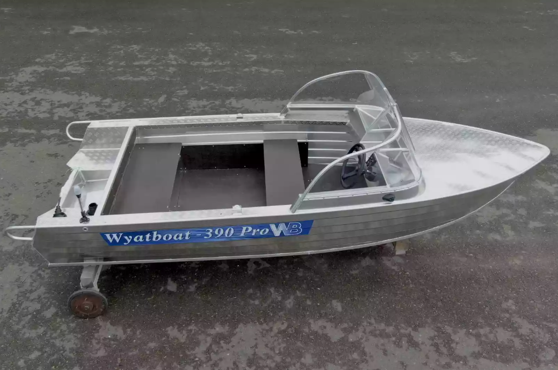 Алюминиевая лодка Wyatboat-390 Pro в Артёме