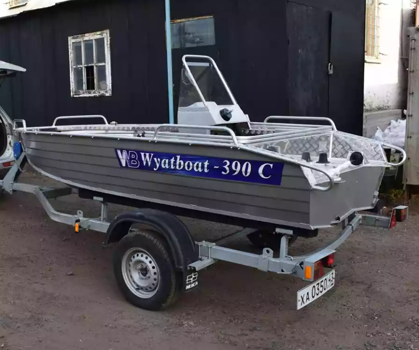 Алюминиевая лодка Wyatboat-390 C в Артёме