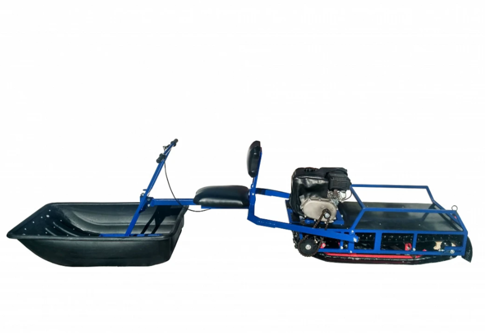 Мотобуксировщик толкач Альбатрос-XL8 с модулем. С фарой, склизы в Артёме