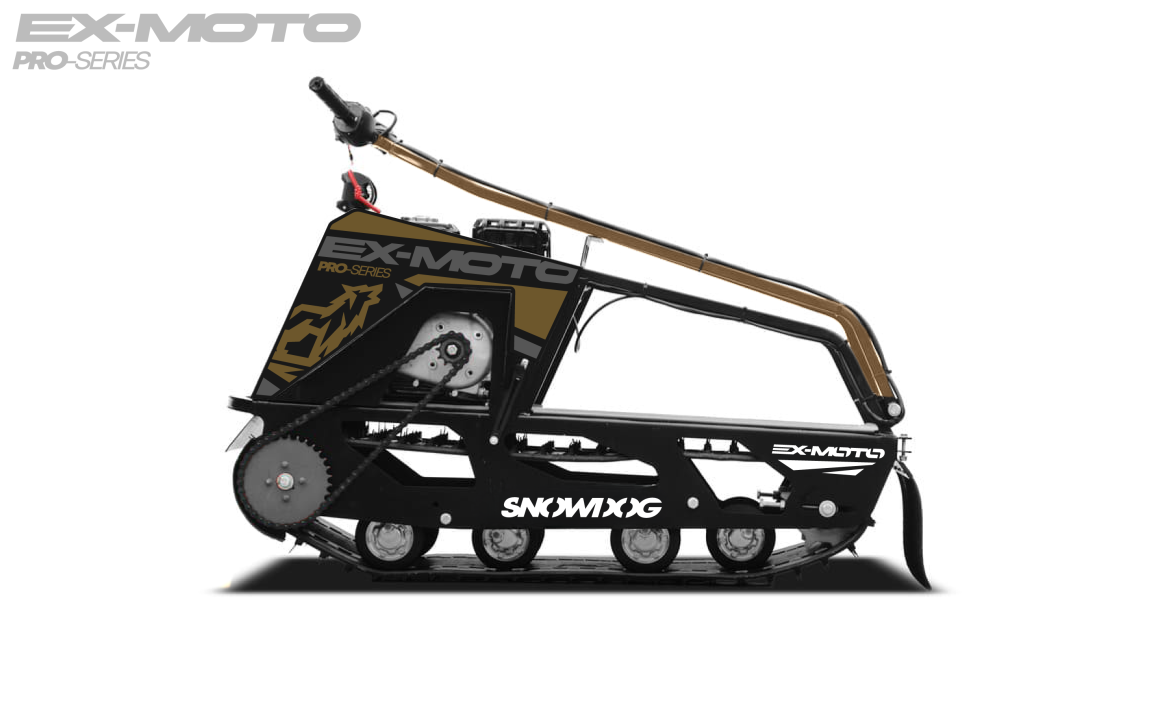 Мотобуксировщик EX-MOTO SNOWDOG S380 8л.с. в Артёме