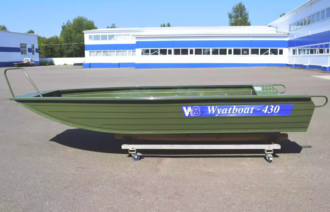 Алюминиевая лодка  Wyatboat-430 Master Fish в Артёме