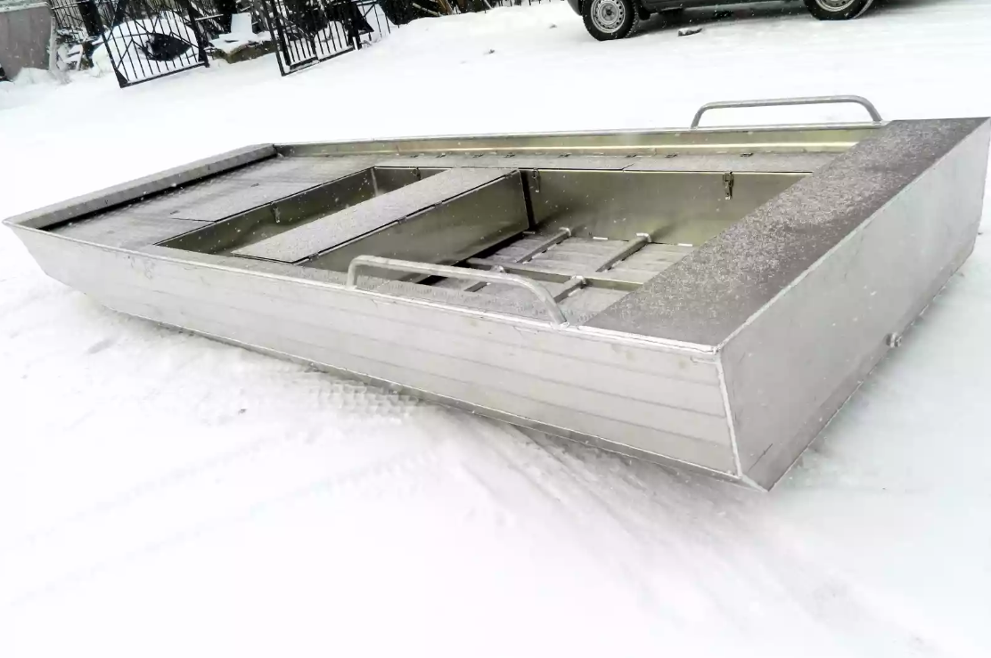 Алюминиевая лодка Wyatboat-390 Jonboat в Артёме