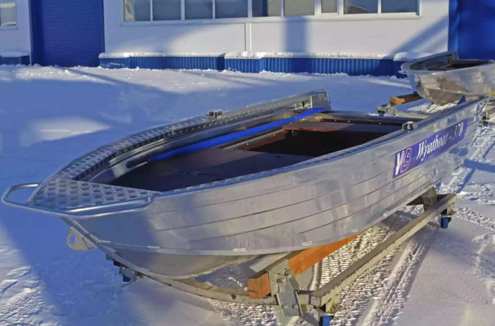Алюминиевая лодка Wyatboat-370 Р FISH в Артёме