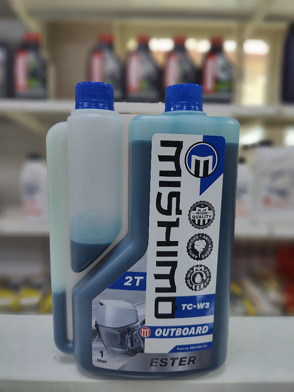 Масло MISHIMO 2T OUTBOARD (ESTER) полусинтетика 1 л в Артёме