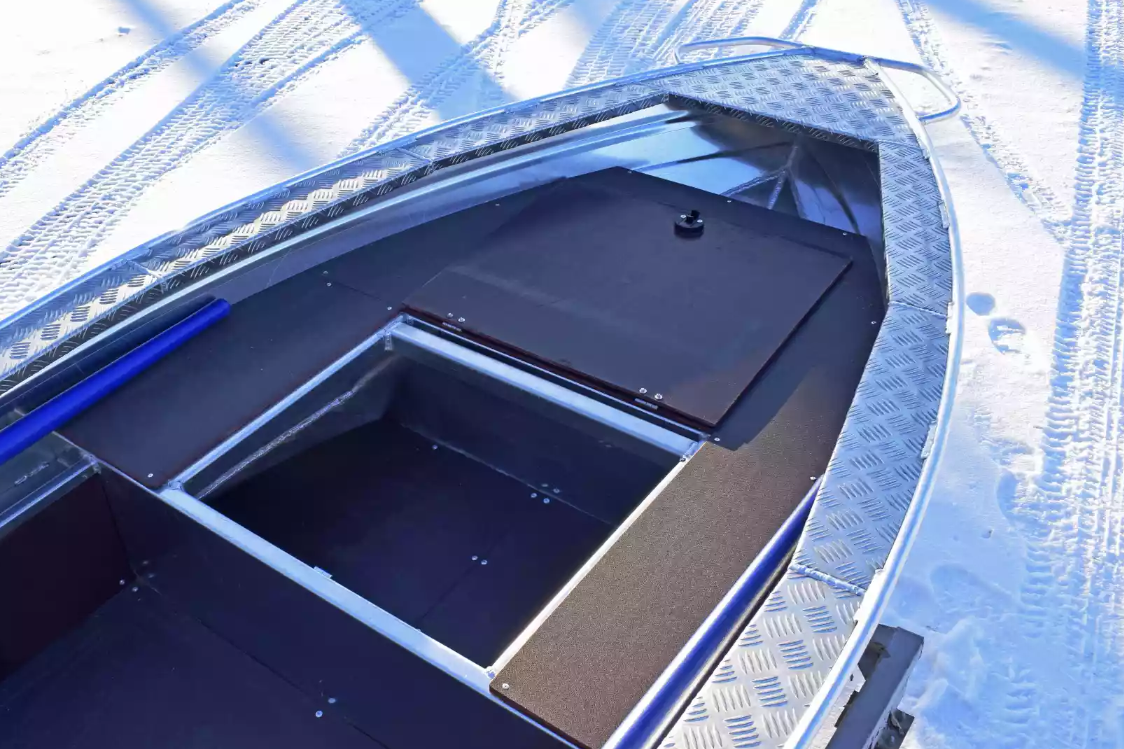 Алюминиевая лодка Wyatboat-370 Р FISH в Артёме