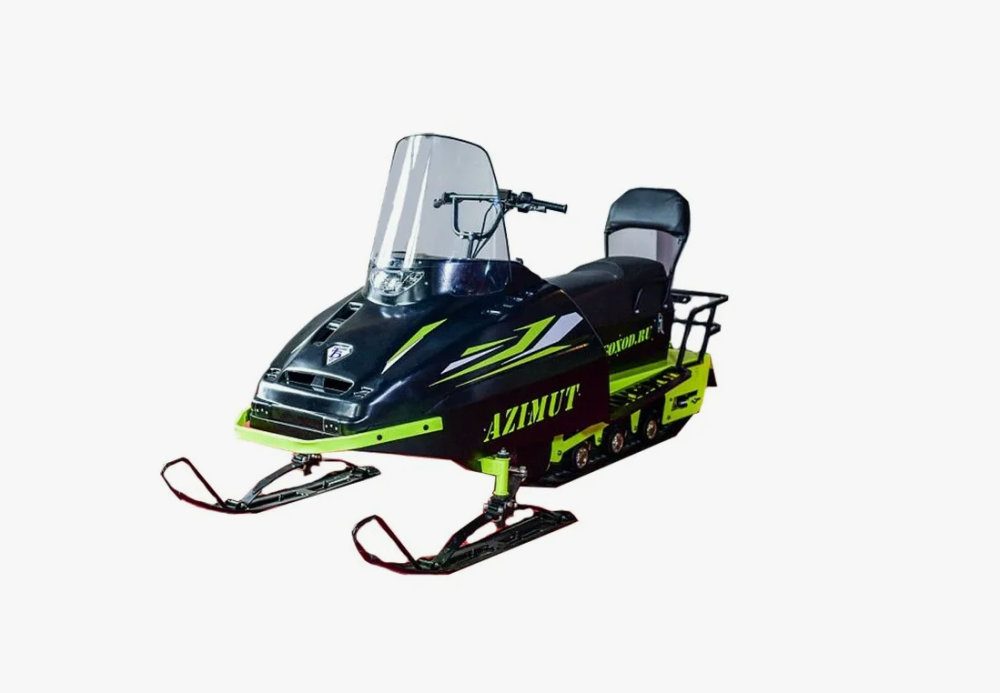 Миниснегоход Бурлак Азимут 20 л.с. , эл.запуск, реверс, тормоз гидравл, капот черный в Артёме