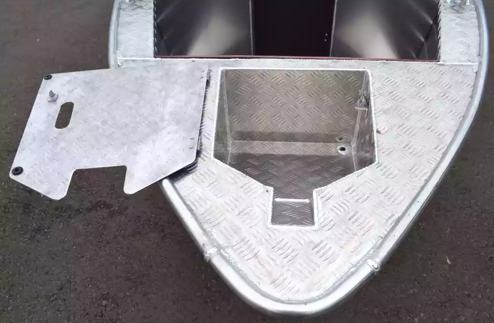 Алюминиевая лодка Wyatboat-390 DCM Увеличенный борт в Артёме