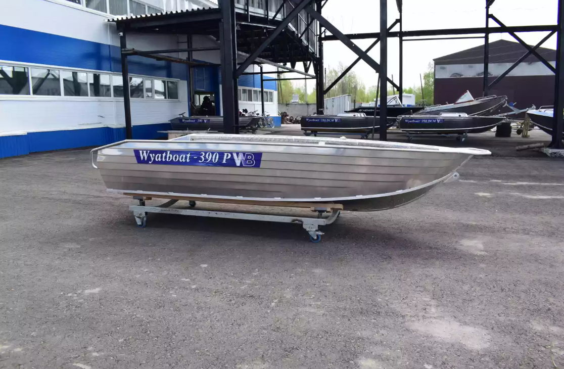 Алюминиевая лодка Wyatboat-390Р Увеличенный борт в Артёме