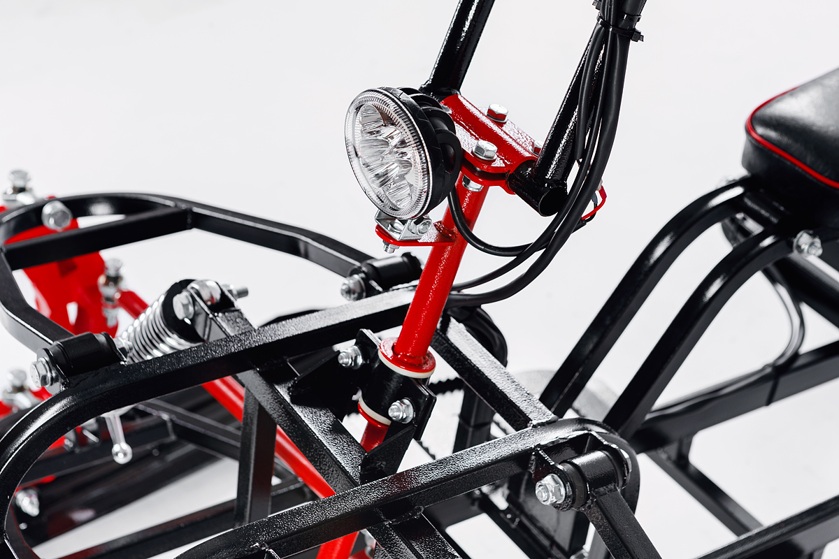 Лыжный модуль IKUDZO TERRAIN с подогревом ручек металлические лыжи в Артёме