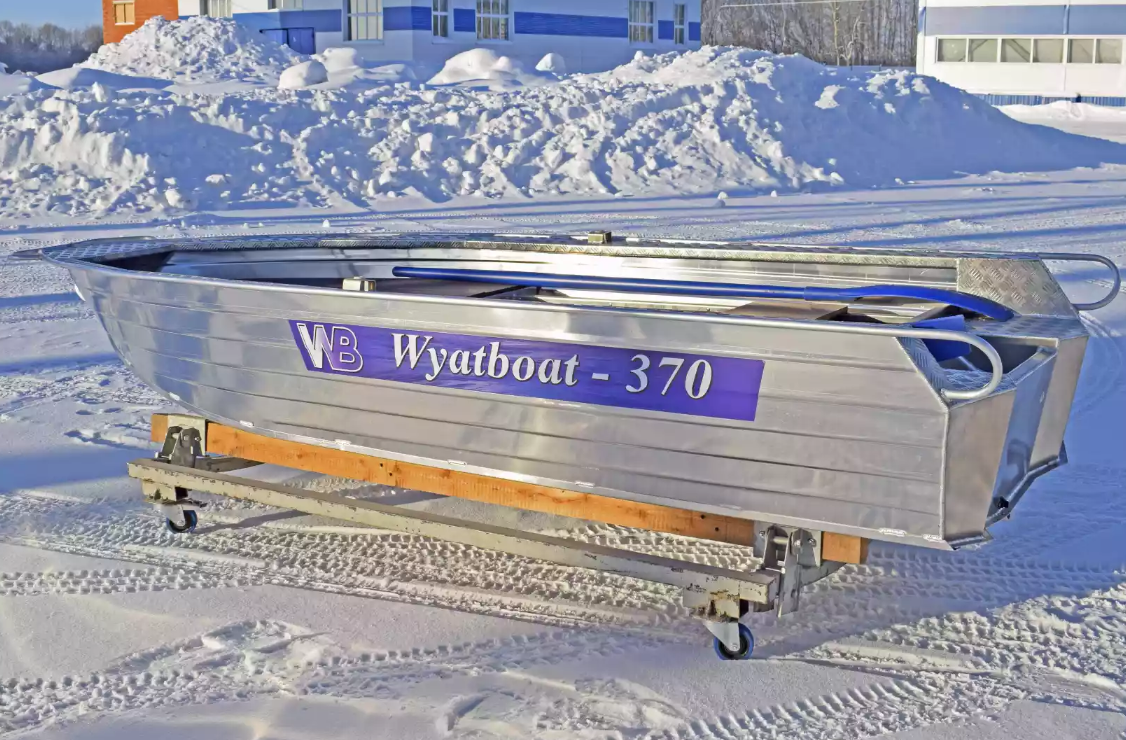 Алюминиевая лодка Wyatboat-370 Р FISH в Артёме