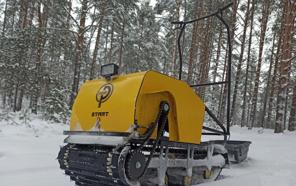 Мотобуксировщик РЫБАК СТАРТ Lifan 15 л.с. (металлический капот) в Артёме