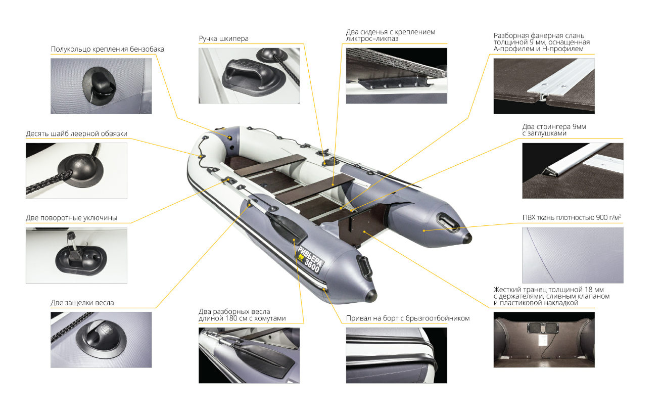 Лодка Ривьера Компакт 3600 СК в Артёме