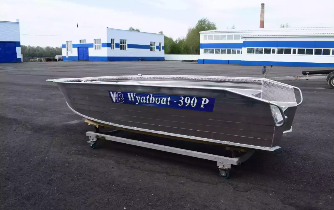 Алюминиевая лодка Wyatboat-390Р Увеличенный борт в Артёме