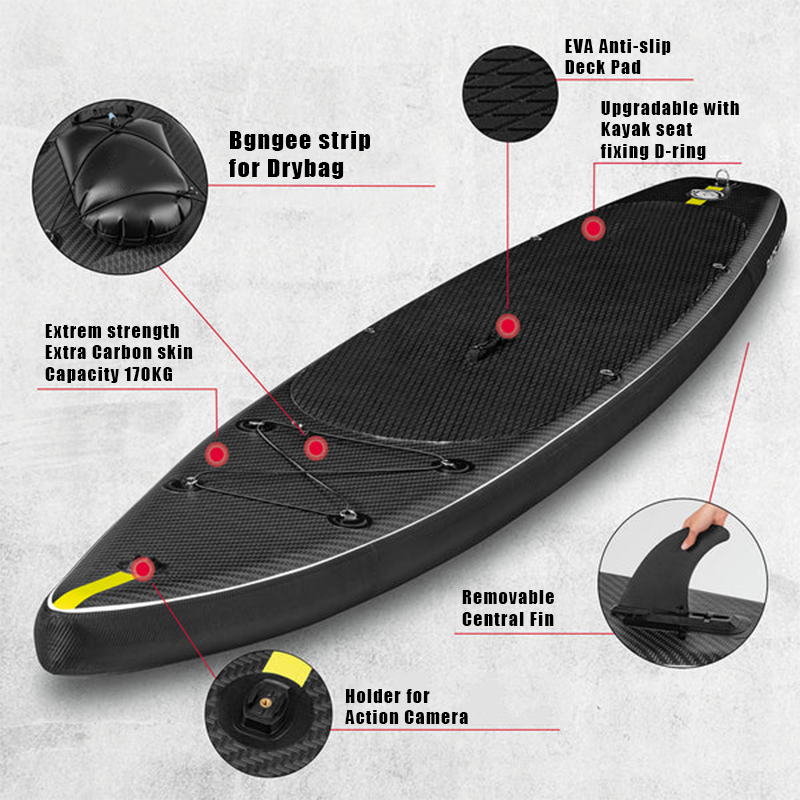 SUP (САП) ДОСКА MISHIMO CARBON DARKSIDE 11’ (335СМ) в Артёме