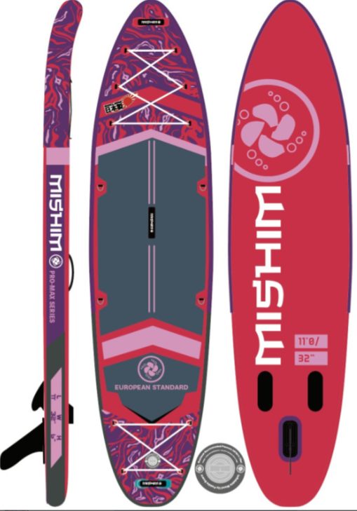 SUP (САП) Доска MISHIMO PRO-MAX Viva Magenta 10.6’ (320см) в Артёме