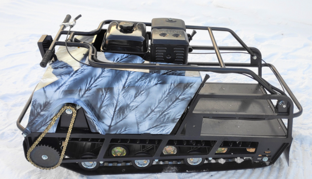 Мотобуксировщик Irondog (Железная собака) M500 20  Камуфляж Охотник в Артёме