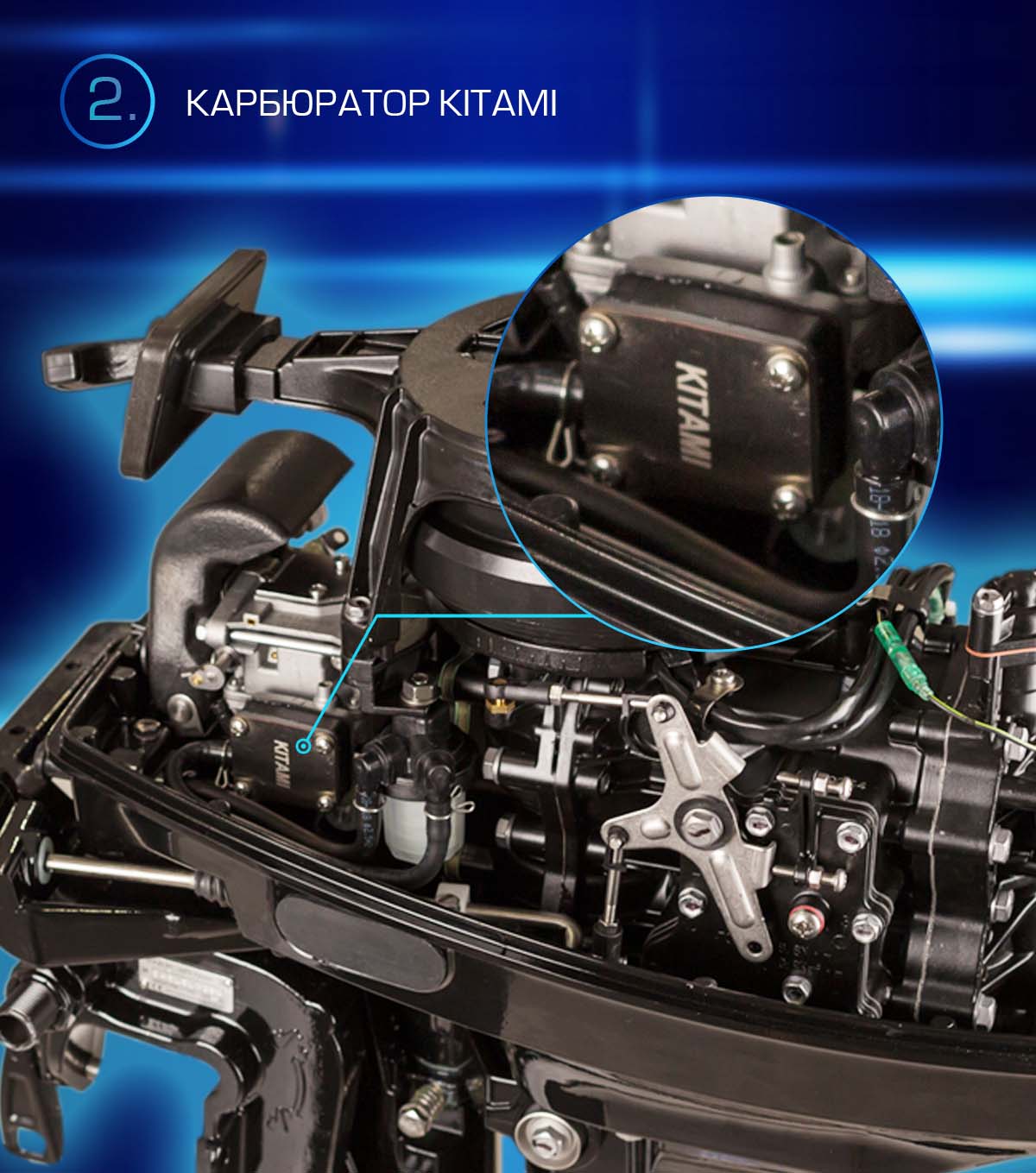 Лодочный мотор MARLIN PROLINE MP 9.9 (20) AWRS FORCE в Артёме