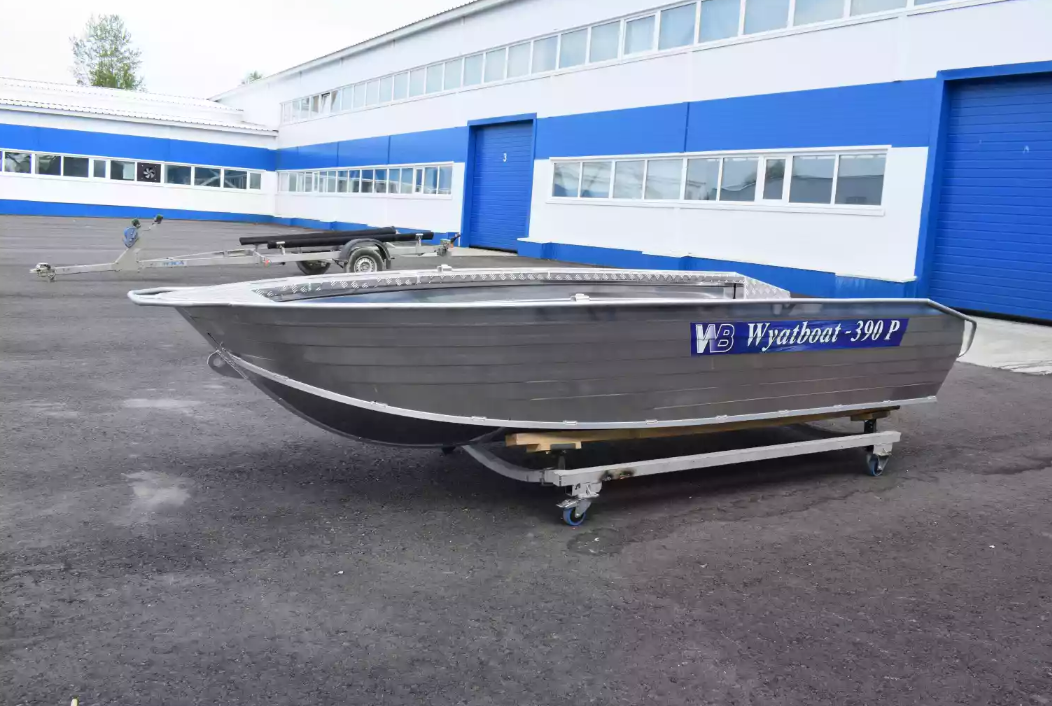 Алюминиевая лодка Wyatboat-390Р Увеличенный борт в Артёме