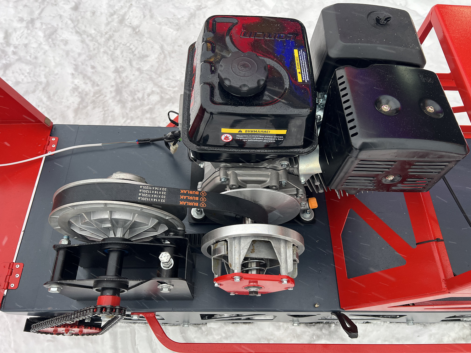 Мотобуксировщик EX-MOTO SNOWDOG S500 15л.с в Артёме