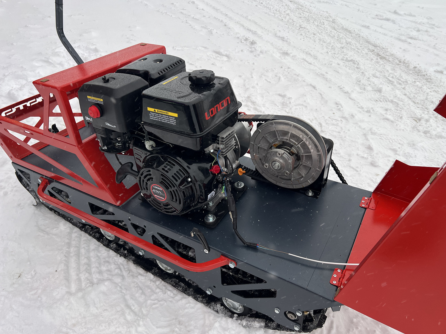 Мотобуксировщик EX-MOTO SNOWDOG S500 15л.с в Артёме