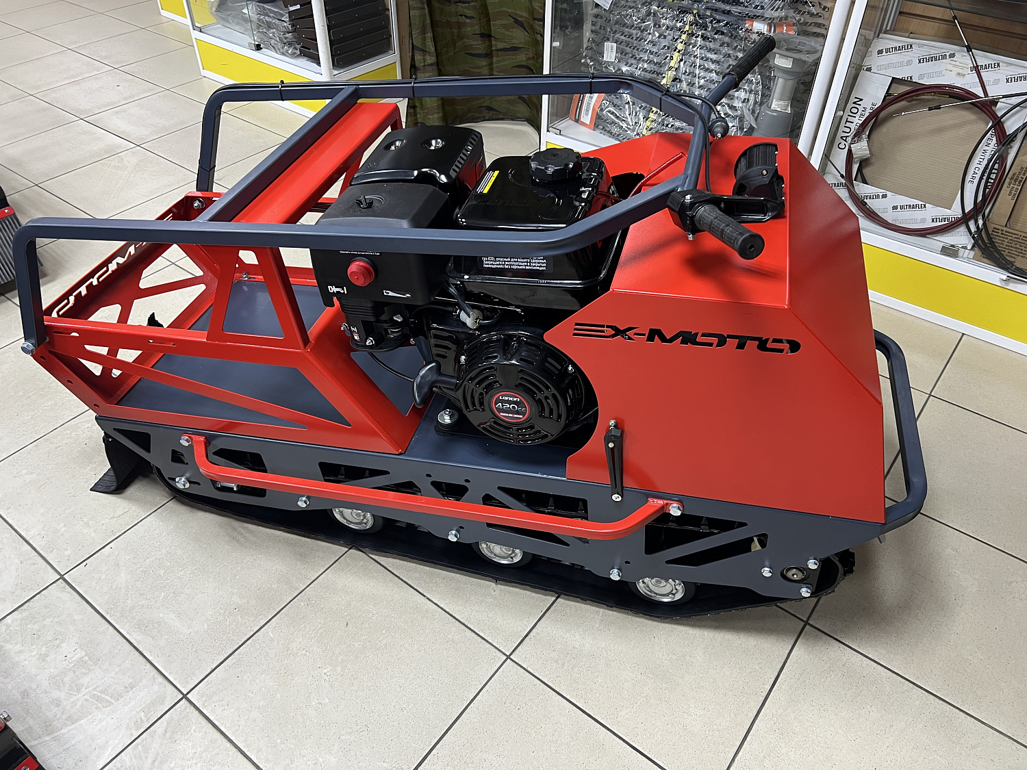 Мотобуксировщик EX-MOTO SNOWDOG S500 15л.с в Артёме