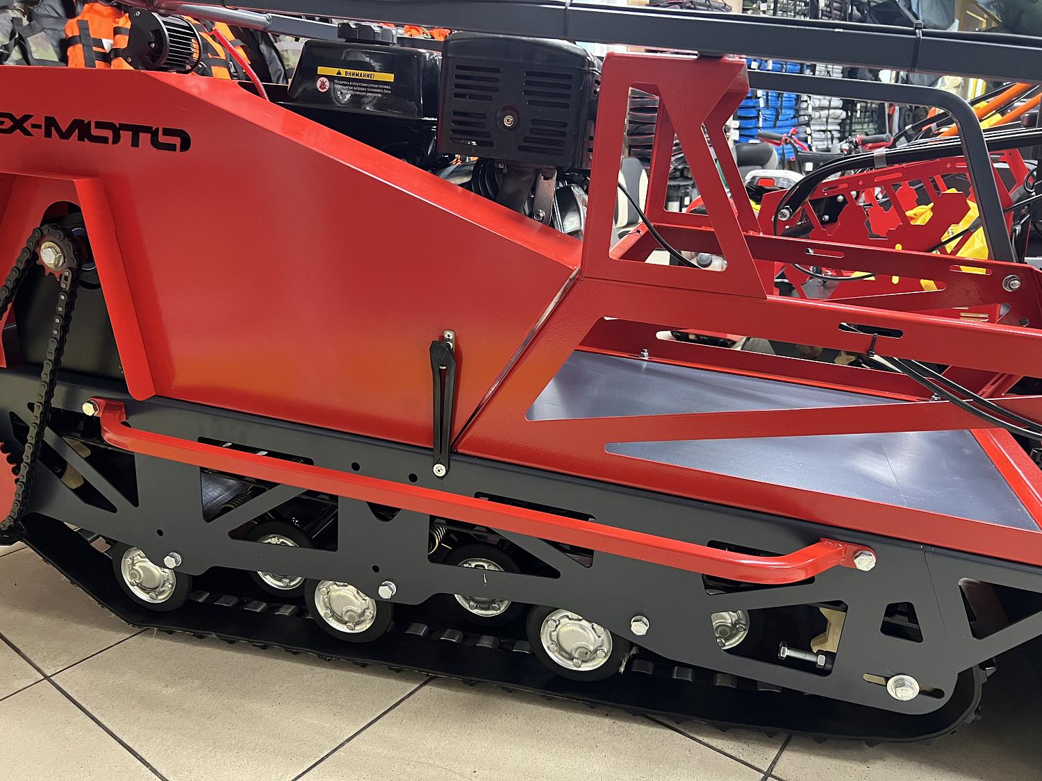 Мотобуксировщик EX-MOTO SNOWDOG S500 15л.с в Артёме