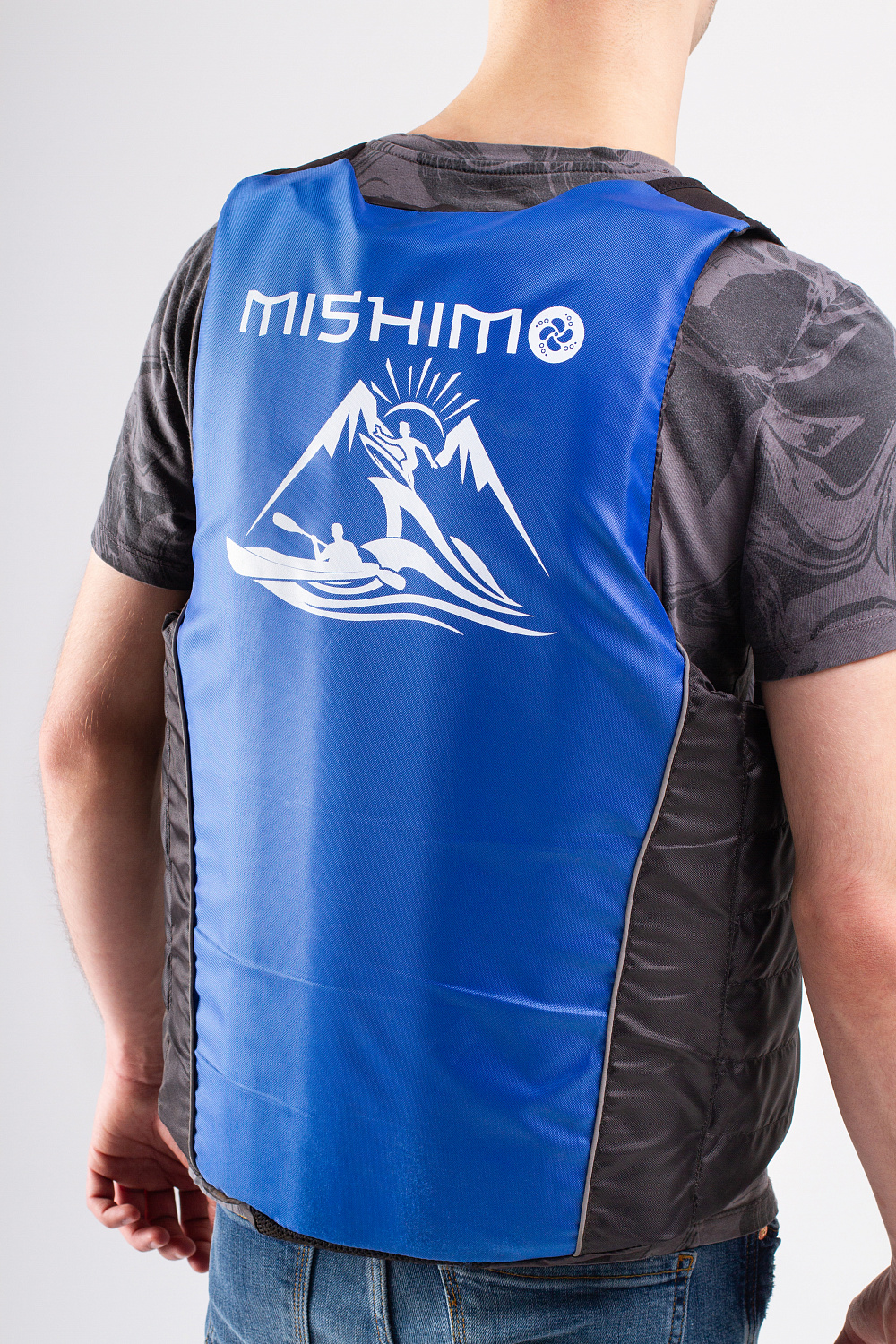 Жилет спасательный MISHIMO PRO Премиум качества Черно-синий в Артёме