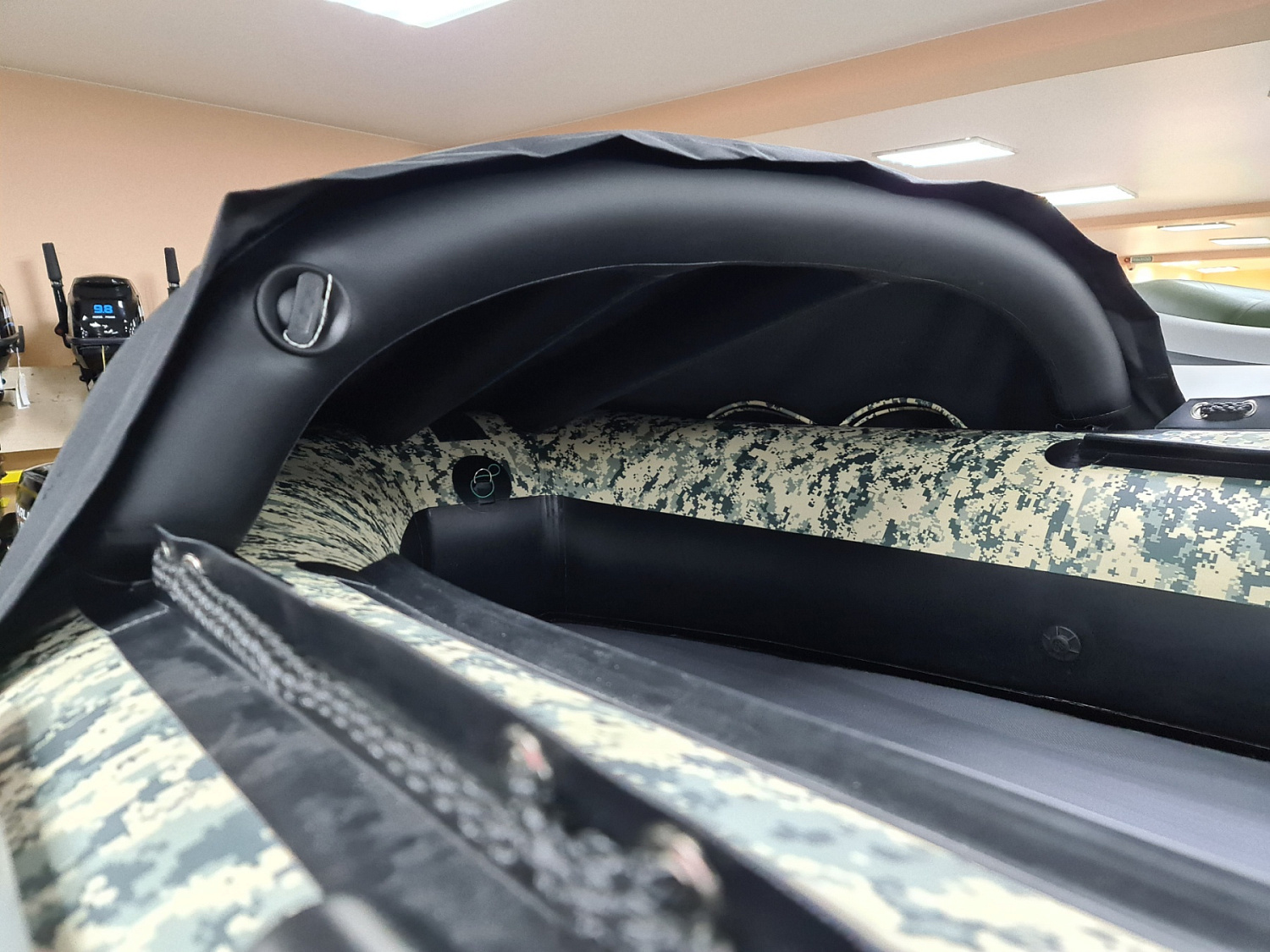 КОМПЛЕКТ НОСОВОГО ТЕНТА К ЛОДКЕ SMARINE AIR MAX 380 ЧЕРНЫЙ в Артёме