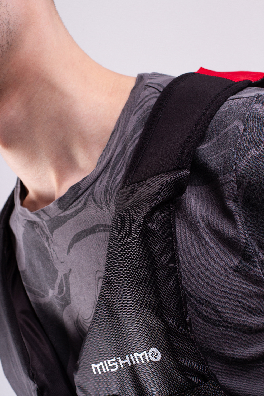 Жилет спасательный MISHIMO PRO Премиум качества Черно-красный в Артёме